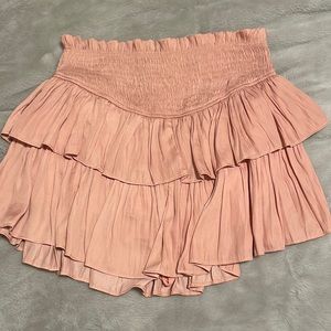 The pants store mini ruffle skirt